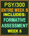 PSY/300 Week 5 Formative Assessment
